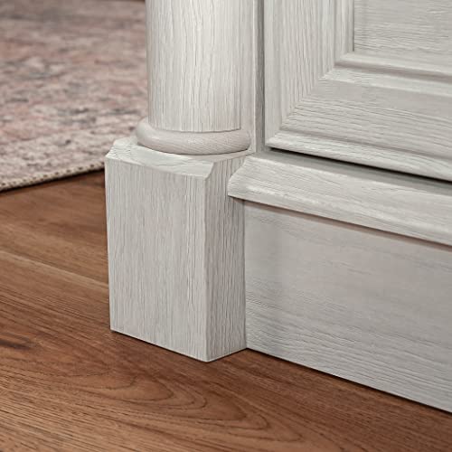 Sauder Palladia L-Shaped Home Office Desk, Glacier Oak Finish, 68.74" x 65.12" x 29.61