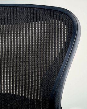Herman Miller Classic Aeron Task Chair: Tilt Limiter w/Seat Angle Adj - Lumbar Pad - Fully Adj Vinyl Arms - Standard Carpet Casters