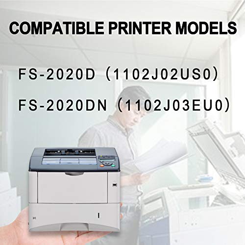 TK342 TK-342 1T02J00US0 Toner Cartridge Replacement for Kyocera FS-2020D(1102J02US0) FS-2020DN(1102J03EU0) Toner Kit Printer (5 Pack,Black)