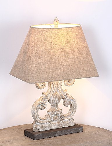 SSBY Industrial North Amercian Countryside Resin Wooden Table Lamp Fit for the Indoor / Hotel Room Decorate Dest Light , 110-120v