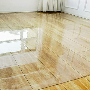HOBBOY Clear Plastic Floor Protector Mat for Hard Floors - Multiple Sizes