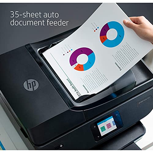 HP Envy Photo 7855 All in One Photo Printer with Wireless Printing, Scan, Copy, Fax, HP Instant Ink Ready, Compatible with Alexa (K7R96A) Bundle w/DGE USB Cable + Small Business Productivity Software