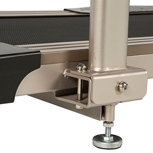 EXERPEUTIC TF2000 Recovery Fitness Walking Treadmill with Full Length Hand Rails, Deck Cushions and Heart Rate Monitoring