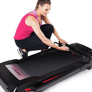 Marcy Easy Folding Motorized Treadmill/Pre Assembled Electric Running Machine JX-651BW
