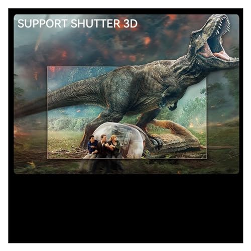 BuNiq Projector Global Version Full HD 1080P Support 4K 2000Ansi Lumen 3D Android Wifi Smart Phone Home Cinema (Color: Changhong M4000)