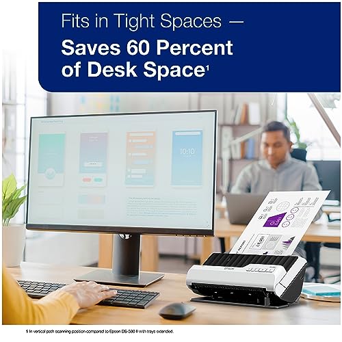 Epson DS-C330 Duplex Compact Desktop Document Scanner with ADF