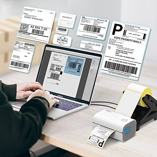 Jiose Shipping Label Printer + 4x6 Thermal Label 220PCS