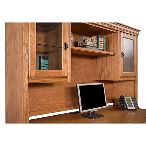 Martin Furniture Huntington Oxford Storage Hutch in Wheat