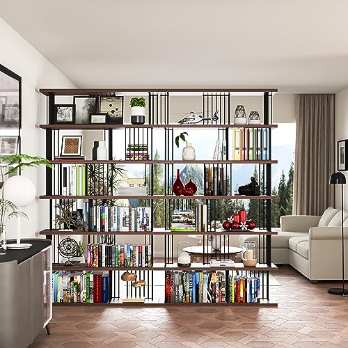 DAVEE Iron Etagere Bookcase 86.8" Hx94.4 W