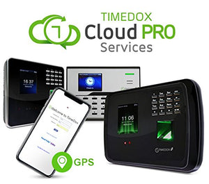 Timedox Tandem Pro WiFi/LAN Biometric Time Clock | Starting at $29 | Login from Anywhere, Anytime Real-Time Cloud Attendance Solution