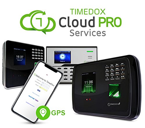 Timedox Tandem Pro WiFi/LAN Biometric Time Clock | Starting at $29 | Login from Anywhere, Anytime Real-Time Cloud Attendance Solution