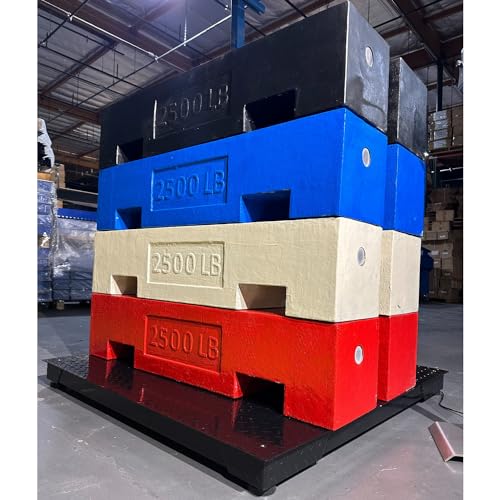 SellEton Non-NTEP Industrial Floor Scale 60" x 60" (5' x 5') - 5,000 lbs x 1 lb