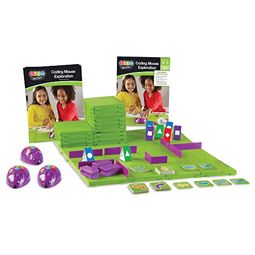 hand2mind STEM in Action, Coding Robot Mouse Classroom Set, Learning Activities Exploring Basic Needs of Animal As Students Code & Program, Life Science Lesson, STEM.org Authenticated