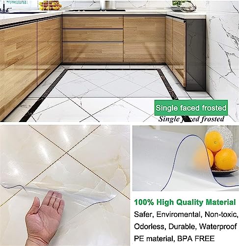 PHONME Clear Office Chair Mat for Hardwood & Tile Floor, 1.5mm Thick Anti-Slip Floor Protector - 140 * 200cm