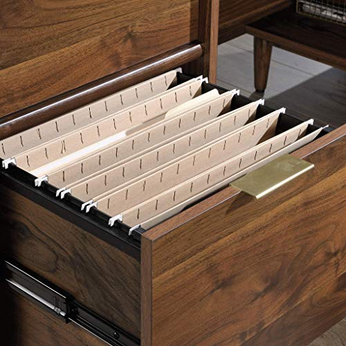 Sauder 421120 Clifford Place Reversible L-Shaped Desk, Grand Walnut Finish