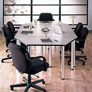 Bush Furniture Aspen Octagonal 8.9' Conference Table in White Spectrum