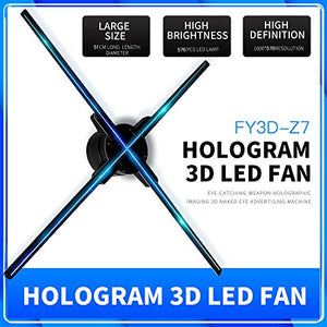 FY3D-Z7 with 51cm and WiFi,Hologram Display LED Fan 3D Holographic Video Advertisement Player,Resolution:1600X576, Good Price.