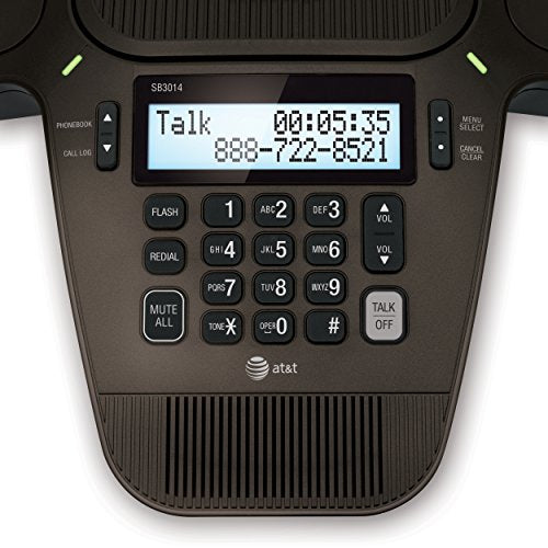 AT&T SB3014 DECT 6.0 Conference Phone with Four Wireless Mics