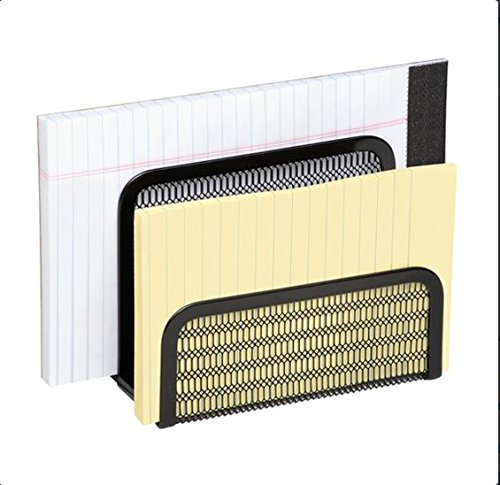 Rolodex Ribbon Mesh Mini Sorter, Three Sections, 3-1/8" x 5-5/8" x 5-1/4", Black (1773087)