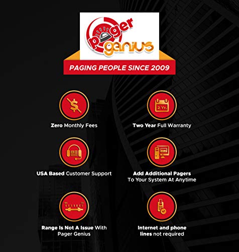 Complete 40 Pager Genius System with Two Year Full Warranty On All Equipment