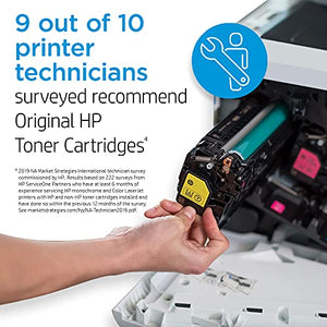 HP 508A | CF361A, CF362A, CF363A | 3 Toner-Cartridges | Cyan, Magenta, Yellow | Works with HP Color LaserJet Enterprise M553 series, M577 series