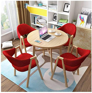 AkosOL Business Reception Room Table Set - Red