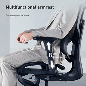 Hbada E3 Ergonomic Office Chair with Lumbar Support, Seat Depth Adjustment, and Footrest