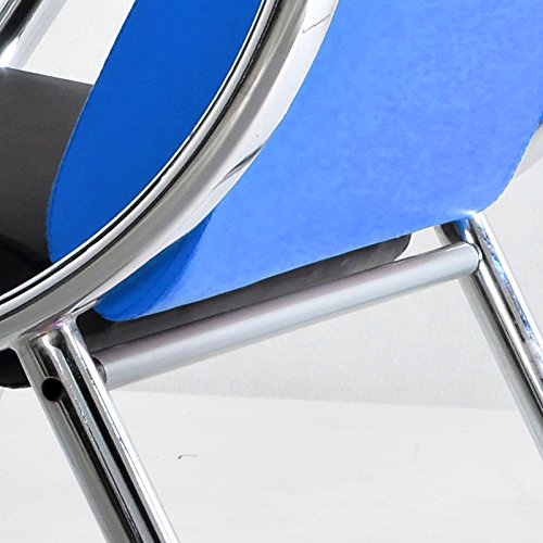 BORELAX 2PCS Office Reception Chair Set PU Leather Waiting Room Bench Visitor Guest Sofa Airport Clinic