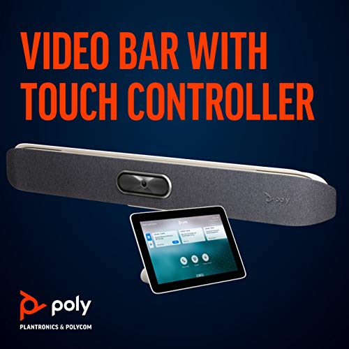Plantronics Poly - Studio X50 Conferencing System with TC8 Touch Controller - 4K Video & Audio Bar