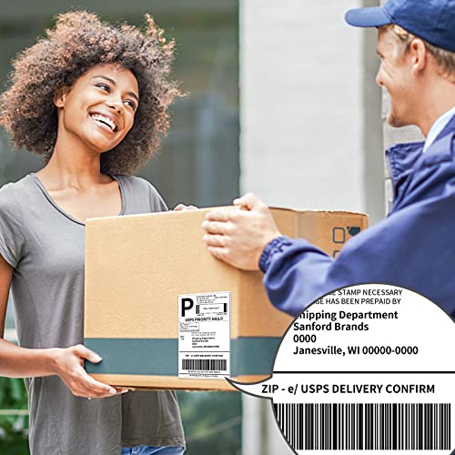 Jiose Shipping Label Printer + 4x6 Thermal Label 220PCS