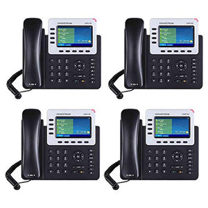 Grandstream GXP2140 4-Line IP Phone Bundle of 4