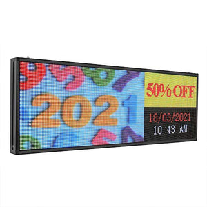 P5 outdoor full color led Programmable Scrolling Display sign display Text,Image, Video display for Busines Window