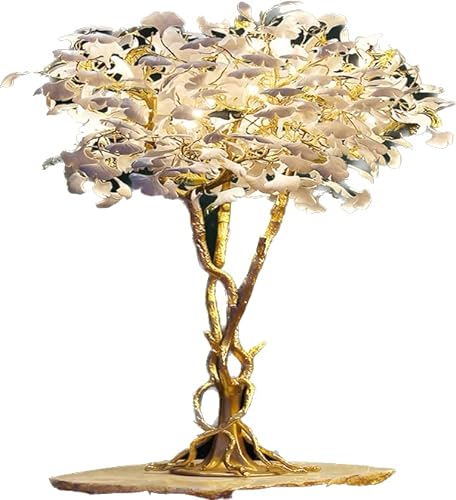 LEDYZ Ginkgo Leaf Designer Ceramic Floor Lamp