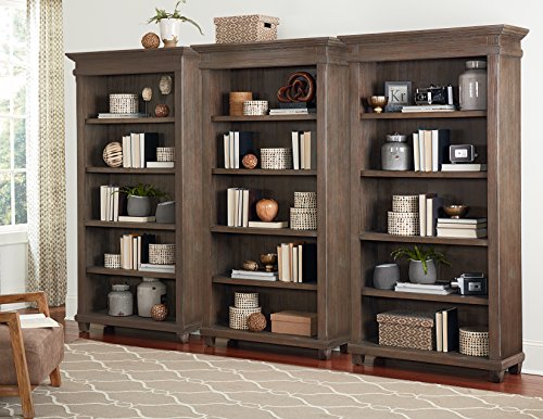 Martin Furniture IMCA4076 Open Bookcase, Weathered Dove