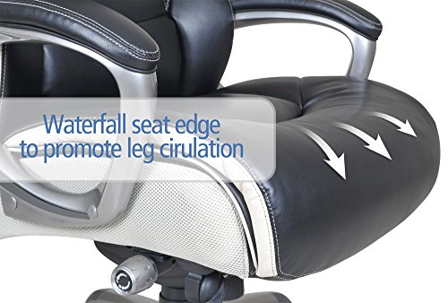 Serta 44942 Smart Layers Executive Tranquility Office Chair, Black