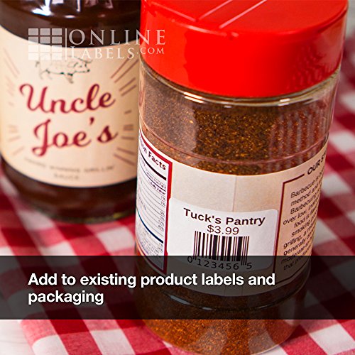 1.5 x 1 Rectangle Barcode Labels - Pack of 500,000 Labels, 10,000 Sheets - Inkjet/Laser Printer - Online Labels