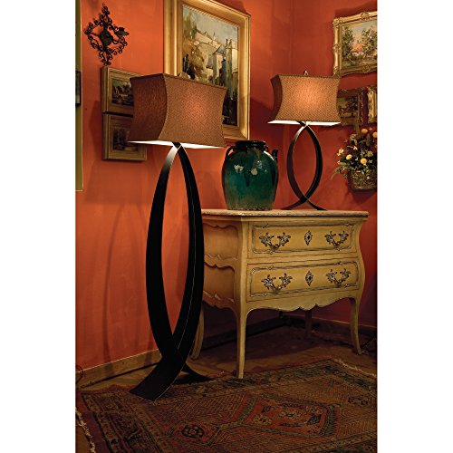 Kenroy Home 30961OBZ Pisces Floor Lamp, Bronze