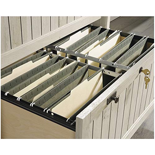 Pemberly Row 2 Drawer Wood Lateral Letter/Legal File Cabinet in Chalked Chestnut