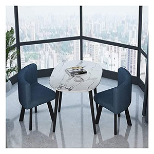 AkosOL Space-Saving Business Dining Table Set - Balcony & Restaurant Tables, Chairs for Office, Hotel Reception