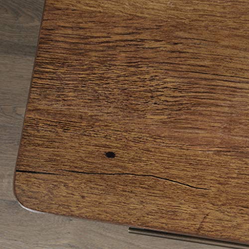 Sauder 420701 Boulevard Cafe Executive Desk, Black & Vintage Oak Finish