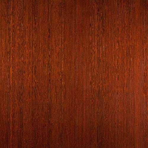 Anji Mountain AMB24025W Real Bamboo Wood Chair Mat, 55 x 57, Dark Cherry