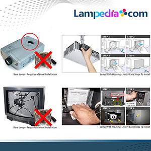 Lampedia OEM Bulb with New Housing Projector Lamp for DELL 7700/7700 FullHD - 180 Day Warranty