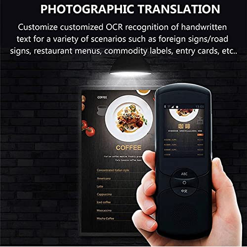 Language Translator Device Instant Translation in 59 Languages - Pink/Black
