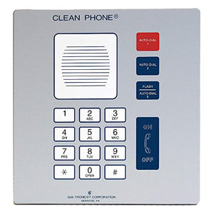 Gai-Tronics Cleanroom Cordless Telephone, Gray
