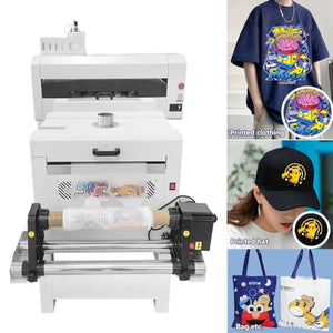 Generic A2 40cm XP600 I1600 Head Commercial DTF Garment T-Shirts Printer with Powder Shaking Machine