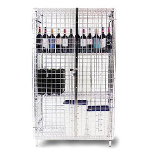 Security Cage 3 Tier 1 Wide Shelf Locker Size: 63.39" H x 37.8" W x 19.29" D