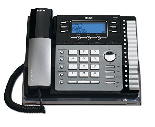 RCA 25425RE1 1-Handset 4-Line Landline Telephone - Silver