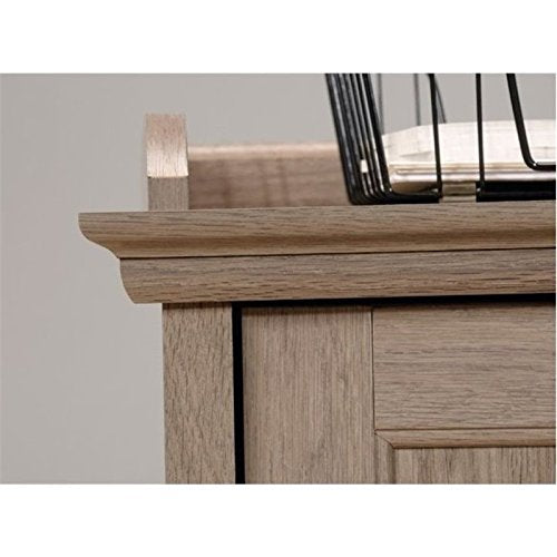 Bowery Hill L-Shaped Desk in Salt Oak