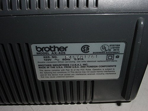 Brother AX-425 U1 Electronic Typewriter