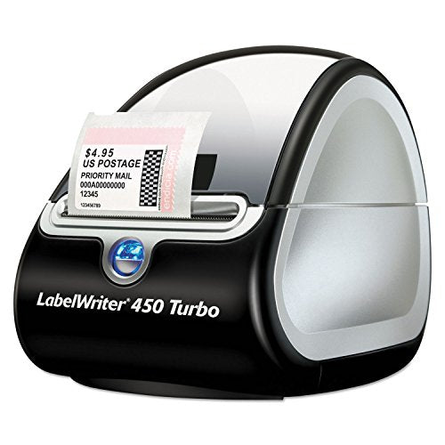 DYMO 1752265 LabelWriter Turbo Printer, 71 Label/Min, 5w x 7 2/5d x 5 1/2h